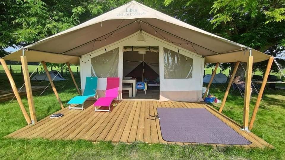Tente Lodge La Plage Autet Exteriör bild