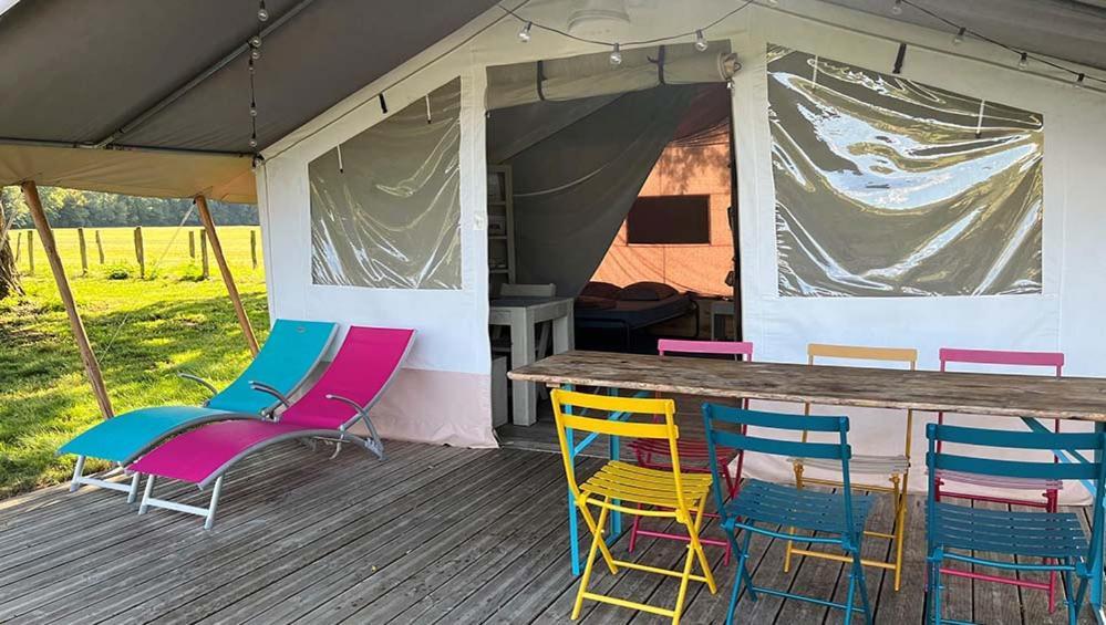 Tente Lodge La Plage Autet Exteriör bild