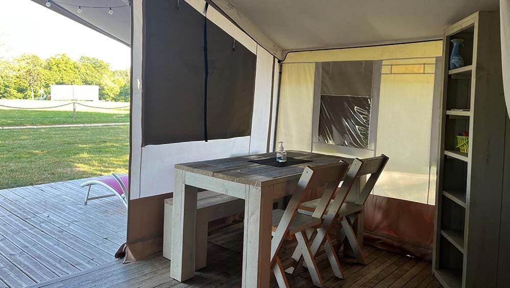 Tente Lodge La Plage Autet Exteriör bild
