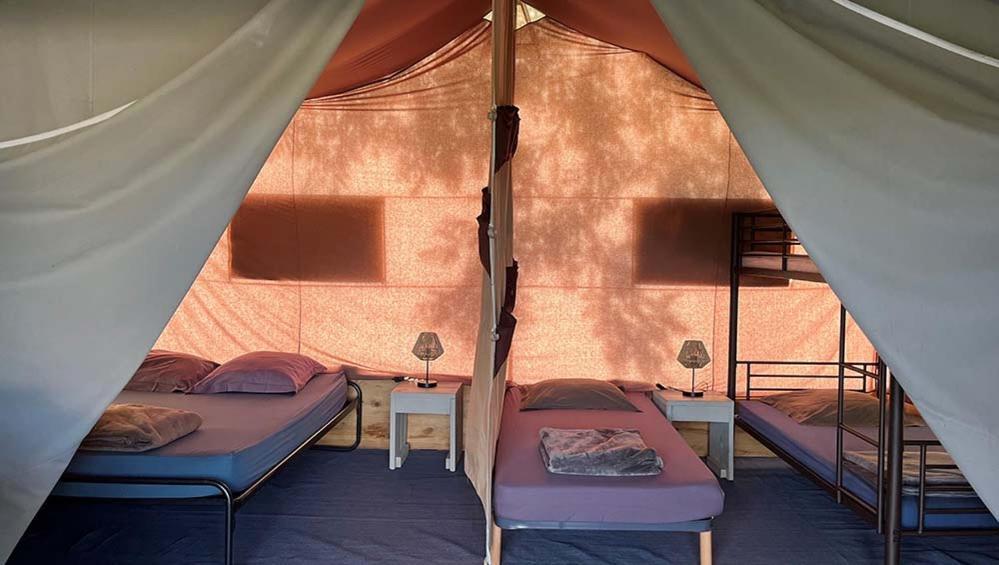 Tente Lodge La Plage Autet Exteriör bild